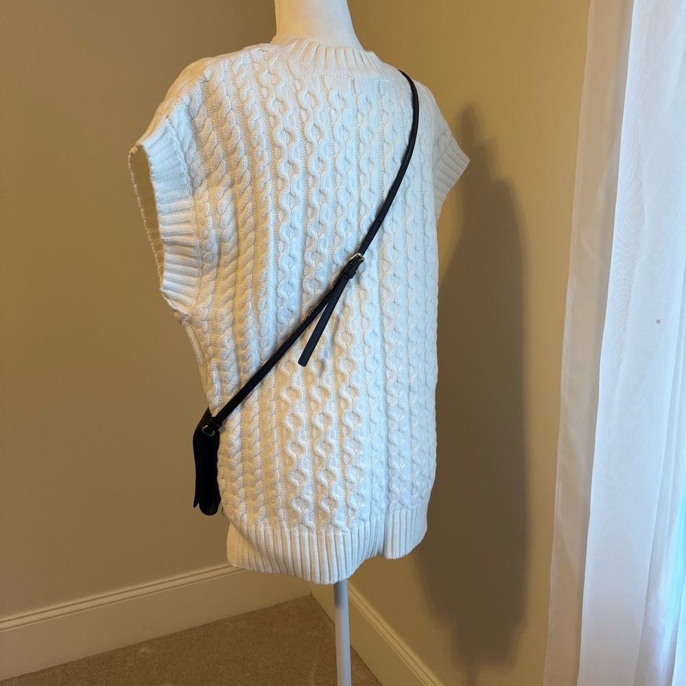 Ann Taylor Ivory knit sweater vest - Picture 4 of 10